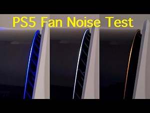 PS5 Fan Noise Test - Disc and Disc-less Gameplay, Powering On/ Off, Rest Mode.
