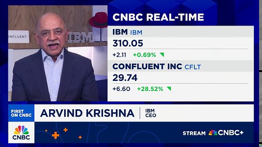 IBM CEO Arvind Krishna on $11 billion acquisition of Confluent
