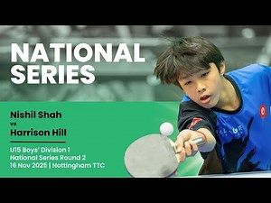 Nishil Shah v Harrison Hill HIGHLIGHTS | U15 Boys' Division 1 National Series Round 2