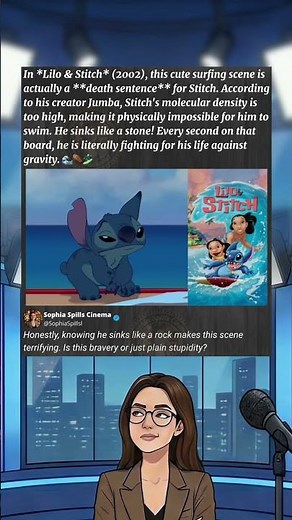 Why Stitch Surfing Is Actually A Death Sentence 🌊#liloandstitch #disneytheories #stitch