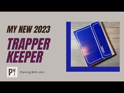 My New 2023 Trapper Keeper Planner
