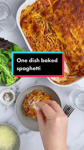 This one-dish wonder is a family favourite for a reason 🍝 Quick to assemble and minimal clean-up, plus you can sneak in some veggies into the pasta sauce for an extra veggie boost 👏 Get the full recipe on http://www.newworld.co.nz #newworldskitchen #foodtok #nzcooking #foodienz #spaghetti #dinnerrecipes #easyrecipes #onedish #foryou #asmr #asmrfood