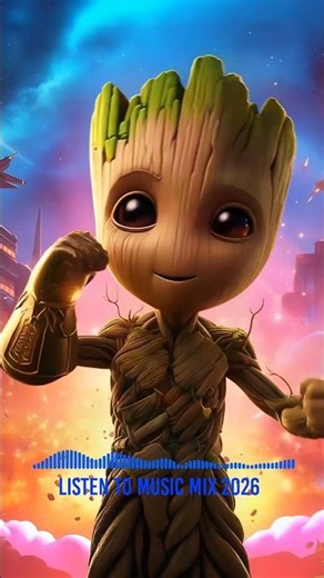 Groot x Electronic Dance Music Mix #shorts #edm #groot #marvel
