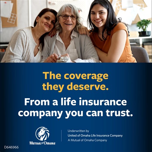 When it comes to protecting your family’s finances, experience matters. That’s why we’re proud to offer whole life insurance to a whole new generation. Let’s get started together. | Mutual of Omaha