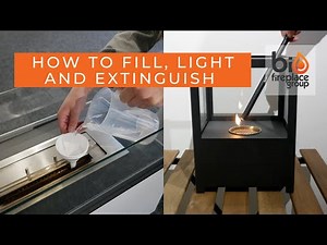 Video guides - How to Fill, Light and Extinguish your bioethanol fireplace - Biofireplace Group