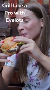 Evelots Cast Iron Burger Press - Heavy Duty Pre-Seasoned Burger Smasher for Grill - Weighted Press for Meat, Grilled Cheese, Panini - Cook Evenly & Faster - Round Wood Handle