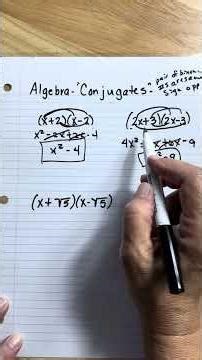 Algebra- Conjugates #gedmath #maths