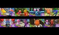 Mix of 8 videos from youtube : the backyardigans episodes in english & spanish