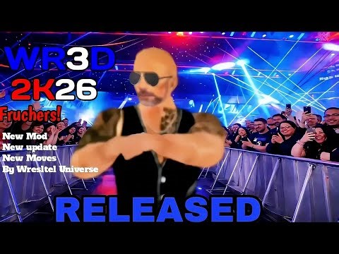 Wr3d Outside Mod Released! All New Features + Mediafire Link |New Mod Download (Wresltel Universe)