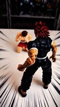 Baki Hanma vs Yujiro Hanma - La gran pelea entre padre e hijo. #yujirohanma #bakihanma #animefigure