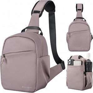 K&F Concept Small Camera Bag for Photography, Camera Sling Crossbody Bag for DSLR/SLR/Mirrorless - 5L (Deep Pink)