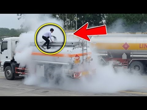 Gas Suddenly Leaked From Tanker… Then THIS Happened!