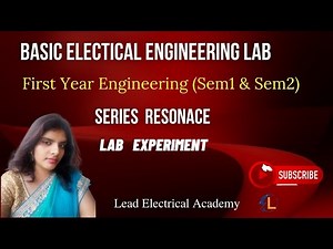Lab experiment on Resonance in series RLC circuit