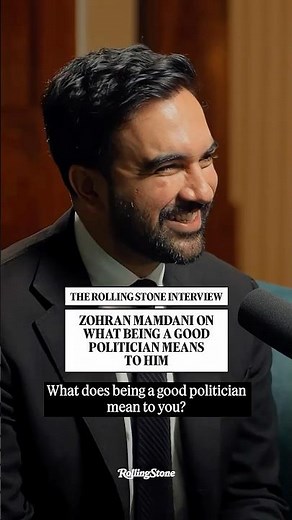 Zohran Mamdani on What Being a Good Politician Means to Him