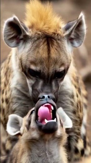 Hyena Birth: Nature’s Toughest Delivery”#Hyena #HyenaBirth #Wildlife