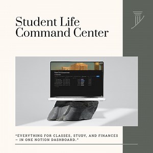 Notion Student Planner | Study, Finance, and Scholarship Tracker Template - Etsy UK