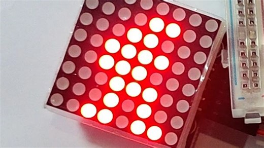 Arduino实现点阵LED动画