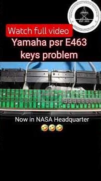 Yamaha keyboard keys not working Problem #solution #yamahapsr #roland #Musicians #subscribe #short