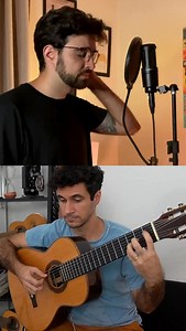Naquela Mesa, uma clássico do choro, dueto de @marcos_kaiser_violonista e @caicoantunes1 Composição de Sérgio Bittencourt em homenagem ao pai Jacob do Bandolim | Marcos Kaiser