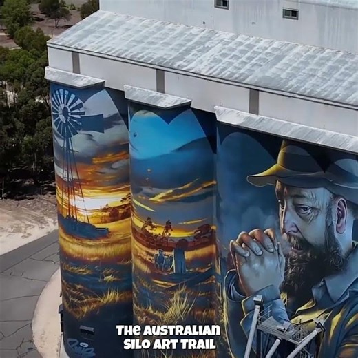 The Australian Silo Art Trail - Twin Silos Lameroo #southaustralia