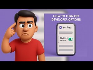 How to Turn off Developer Options