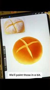 Draw with me | Let's draw bread together #drawing #digitalart #procreate
