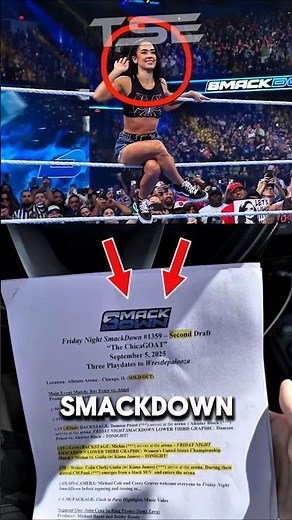 A Fan Found The Script For SmackDown TWO HOURS Before The Show...😨 #wwe
