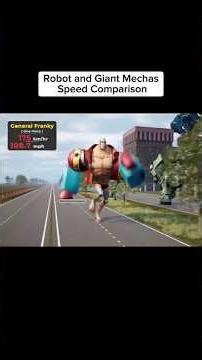 Speed Battle: Who is the fastest? Check out this epic Mecha and Robot race comparison! #pkxd