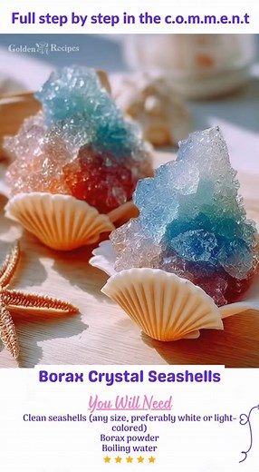 1.4M views · 12K reactions | Borax Crystal Seashells The kind of...