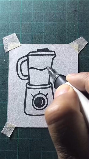 how to draw a blender
