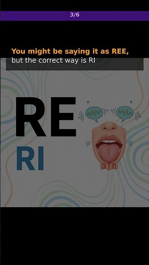 MASTER RE Pronunciation SECRET