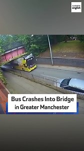 25K views · 110 reactions | An investigation has been launched after a bus deviated from its route and crashed into a bridge in Greater Manchester, 15 passengers were injured, one is in critical condition. #Manchester #BusCrash | Al Arabiya English | Facebook