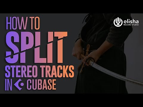 How to split STEREO tracks to MONO in CUBASE the easy way