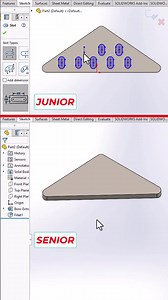 Solidworks Skech Driven Pattern #SolidWorks #SolidWorksTutorial #SketchDrivenPattern #SolidWorksTips #CADDesign #3DModeling #SolidWorksCommands #EngineeringDesign #SolidWorksShorts #cadcammentor | CAD CAM Mentor