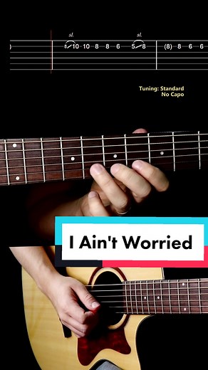 Learn 'I Ain't Worried' Guitar Tutorial for Beginners with Chords and Tabs