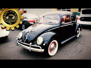 Classic VW BuGs - Lucky Larry's 1955 Oval Window Ragtop Beetle - Restoration ScrapBook Start to Fin