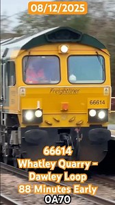 66614 passes Newbury Racecourse on 0A70