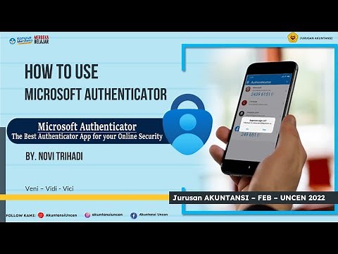 Cara menggunakan aplikasi Microsoft Authenticator