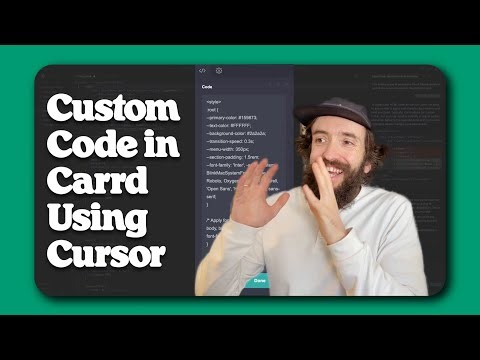 Custom Carrd Menu (Vibe Coding With Cursor)