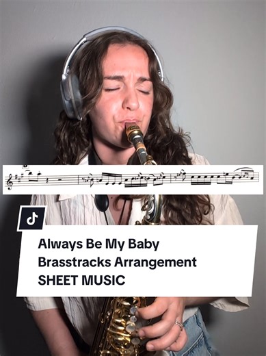 Always Be My Baby: Saxophone Arrangement