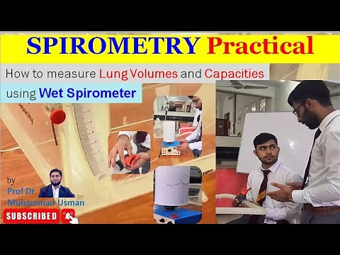 Spirometry Practical | Measure Lung Volumes and Capacities in Lab | Lung Function Tests | Spirometer