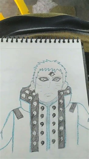 Naruto , Sasaki , Boruto characters drawing