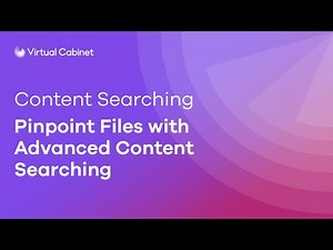 Content searching | Virtual Cabinet