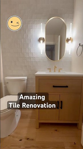 Amazing Tile Remodel #shorts #diy #how