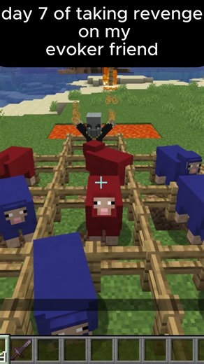 day 7 of tacking revenge on my evoker friends #minecraft