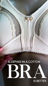 4.8K views · 25 reactions | Did you know that women with heavy bust can sleep in cotton bras? P.S it is generally advised to sleep without a bra for a better blood circulation but women with heavy bust can sleep with a cotton bra if they need the support for a peaceful sleep #BLS #Lingerie #bratips #braeducation #brahacks | British Lingerie Studio | Facebook