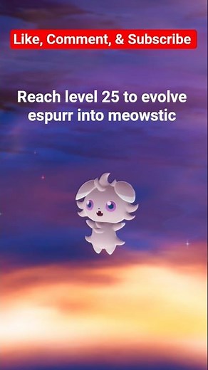 How to evolve espurr into meowstic #pokemon #pokemonlegendsz-a