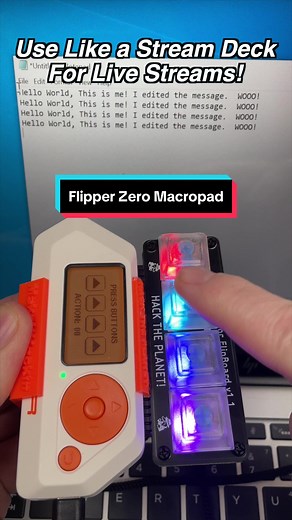 Black Friday Sale through November 27. Flipper Macro Pad! See my GitHub for details. #flipperzero #flipper