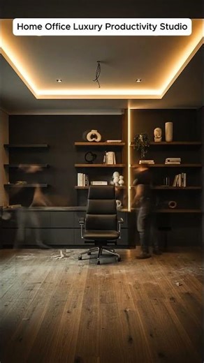 Luxury Home Office Reveal 🚀 | Productivity Studio Setup from Scratch | Modern Interior