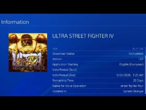 Sony On PS4 Adds "Valid Period End" / "Remaining Time" To Purchased Games